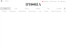 Tablet Screenshot of iphoria.com